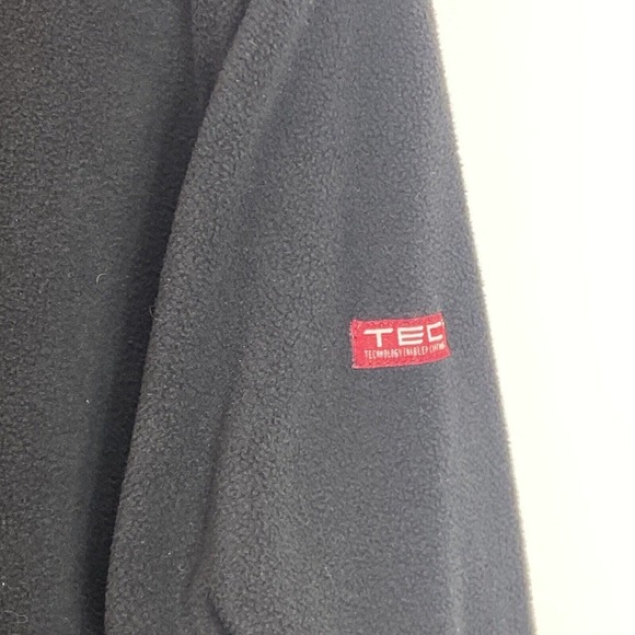 SCOTTeVEST Sweater Mens 3XL Black 1/4 Zip Outdoor Pockets Fleece Hiking Logo - Picture 3 of 9